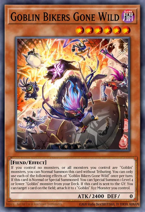 Goblin Bikers Gone Wild trading card