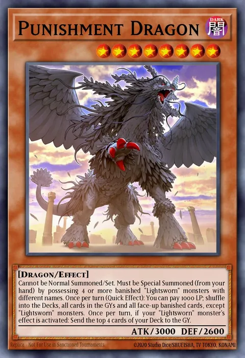 Punishment Dragon trading card
