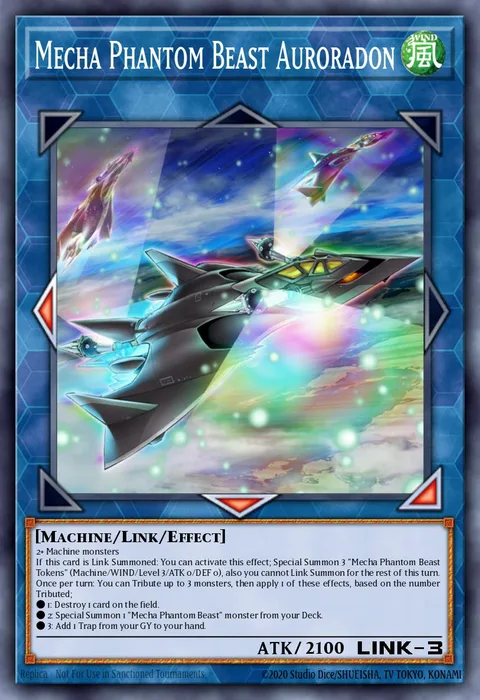 Mecha Phantom Beast Auroradon trading card