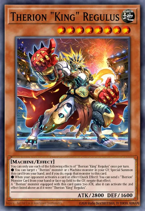 Therion "King" Regulus trading card