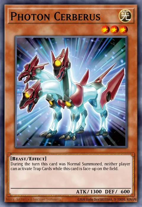 Photon Cerberus trading card