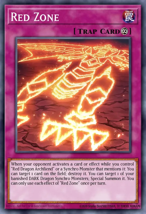 Red Zone trading card