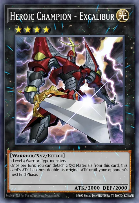 Heroic Champion - Excalibur trading card