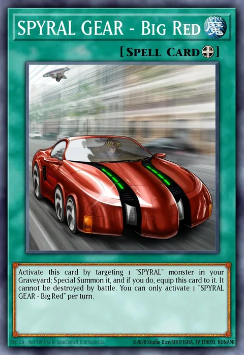 SPYRAL GEAR - Big Red trading card