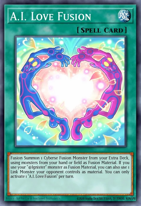 A.I. Love Fusion trading card