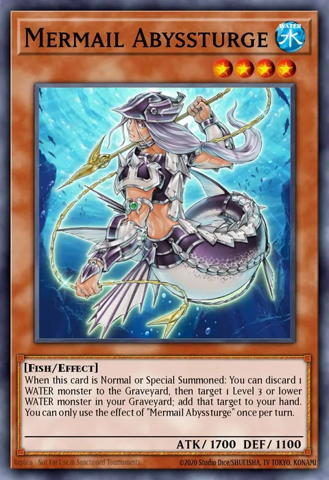 Mermail Abyssturge trading card