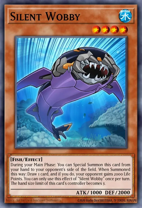 Silent Wobby trading card