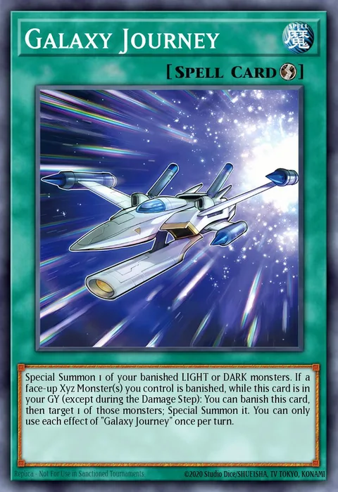 Galaxy Journey trading card