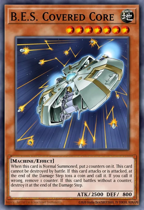 B.E.S. Covered Core trading card
