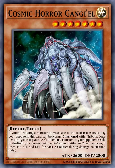 Cosmic Horror Gangi'el trading card
