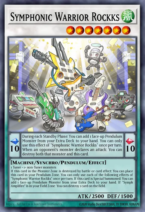 Symphonic Warrior Rockks trading card