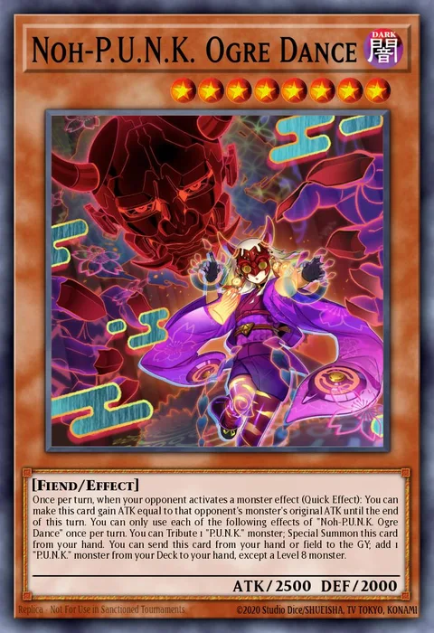 Noh-P.U.N.K. Ogre Dance trading card