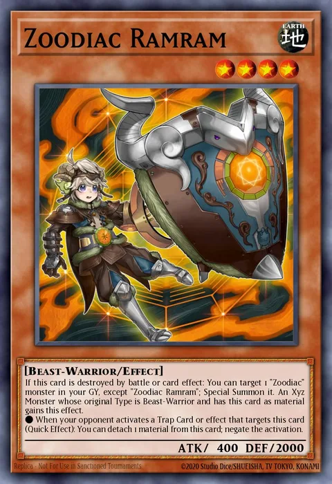Zoodiac Ramram trading card