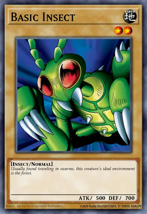 Basic Insect trading card