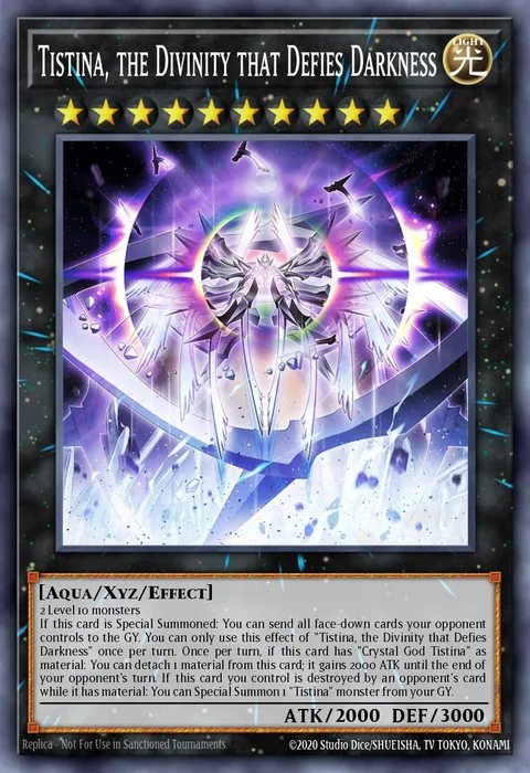 Tistina, the Divinity that Defies Darkness trading card