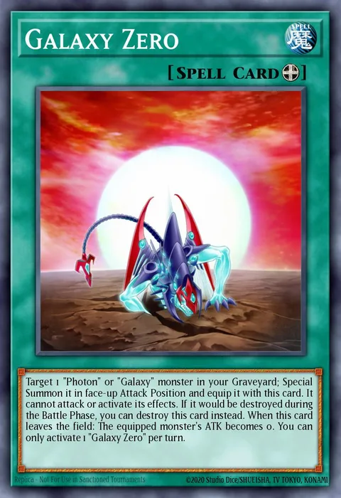 Galaxy Zero trading card