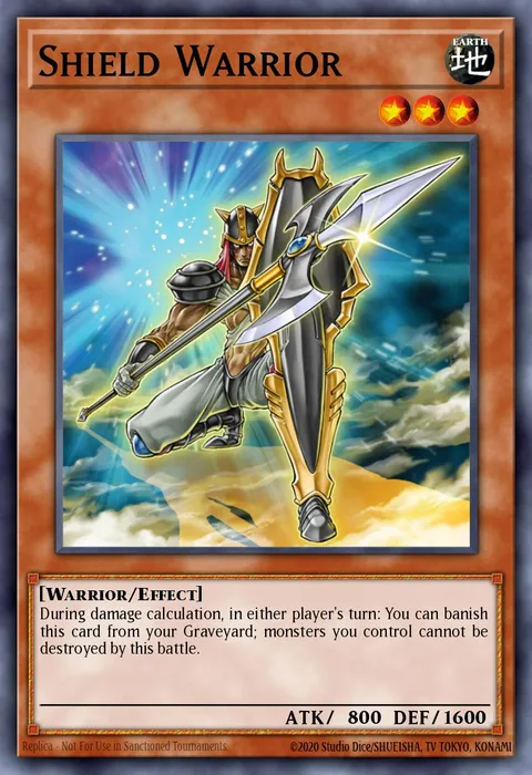 Shield Warrior trading card