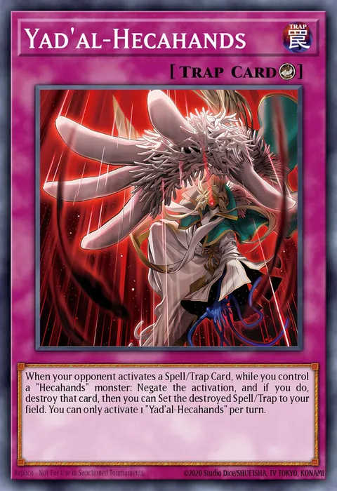 Yad'al-Hecahands trading card