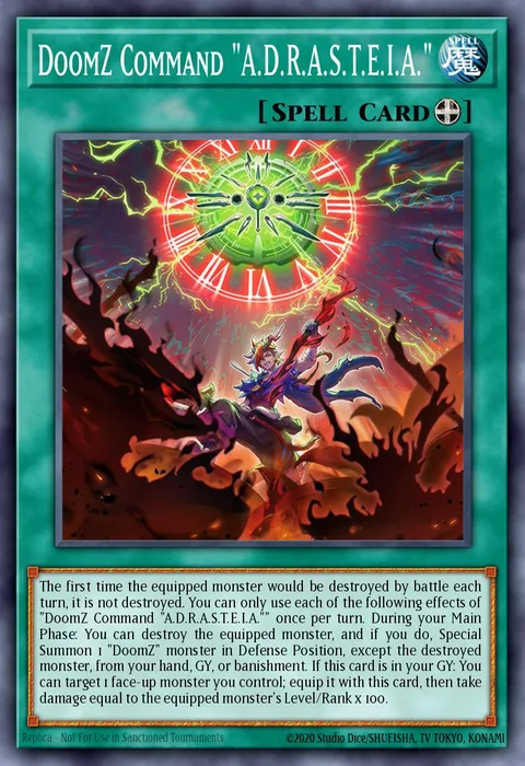 DoomZ Command "A.D.R.A.S.T.E.I.A." trading card