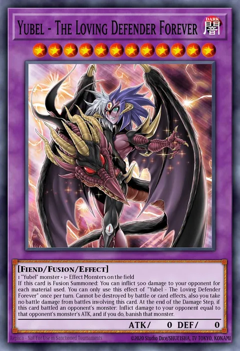 Yubel - The Loving Defender Forever trading card