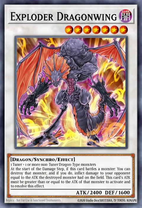 Exploder Dragonwing trading card