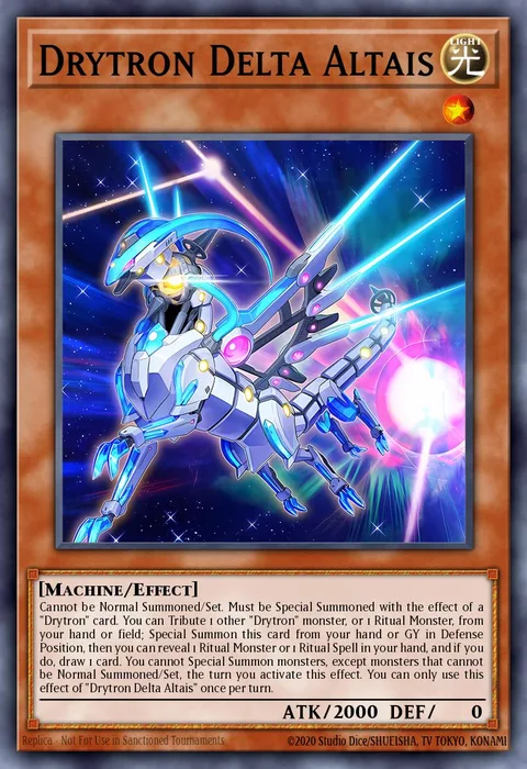 Drytron Delta Altais trading card