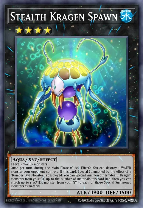 Stealth Kragen Spawn trading card