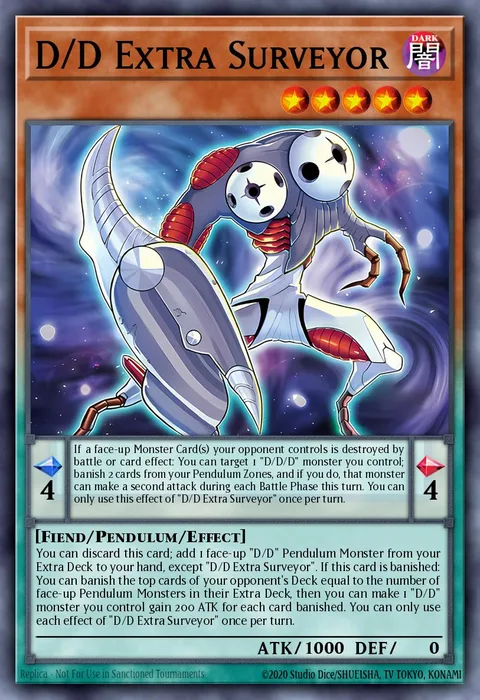 D/D Extra Surveyor trading card