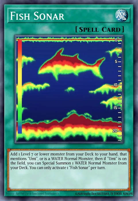 Fish Sonar trading card