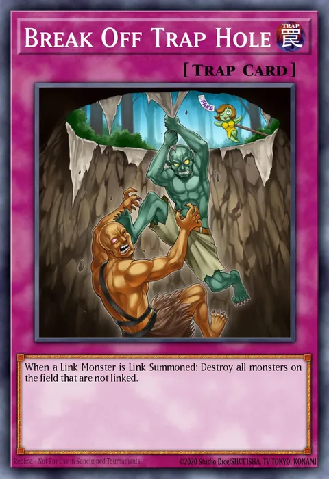 Break Off Trap Hole trading card