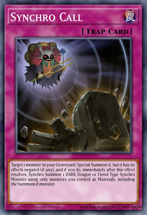 Synchro Call trading card
