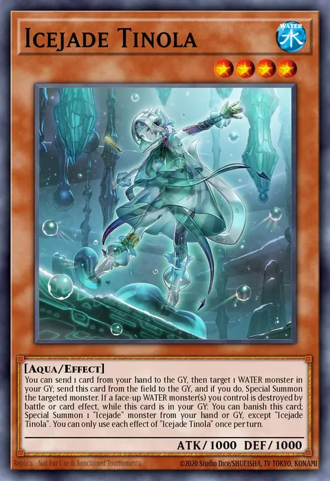 Icejade Tinola trading card