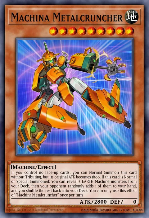 Machina Metalcruncher trading card