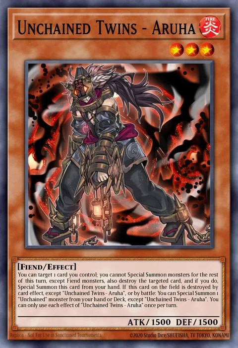 Unchained Twins - Aruha trading card