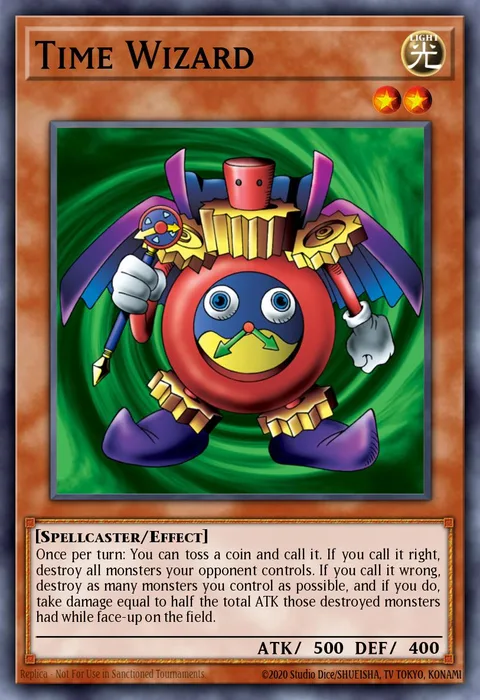 Time Wizard trading card