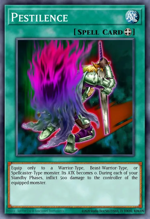 Pestilence trading card