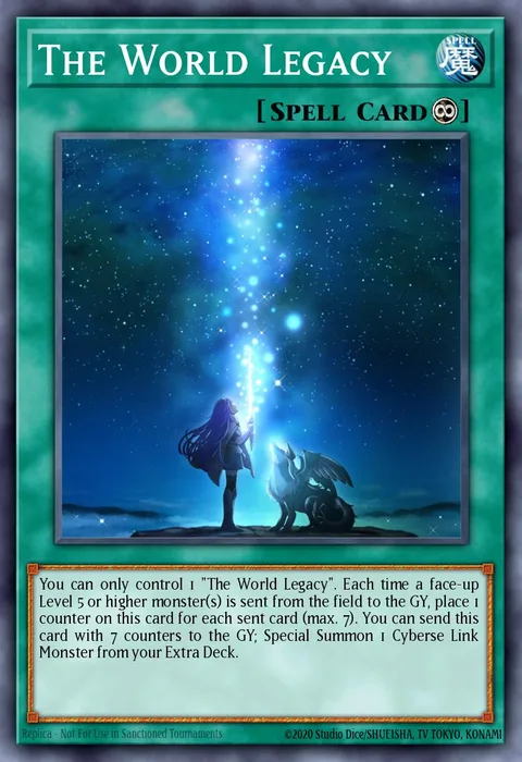 The World Legacy trading card