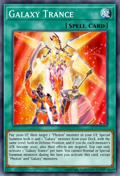 Galaxy Trance trading card