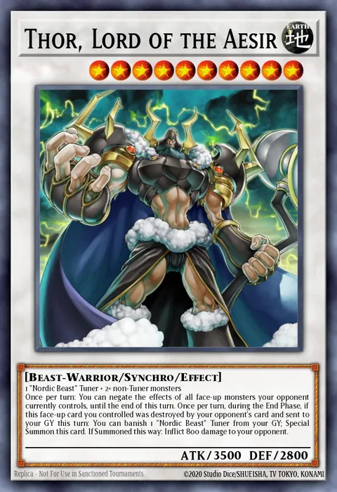 Thor, Lord of the Aesir trading card