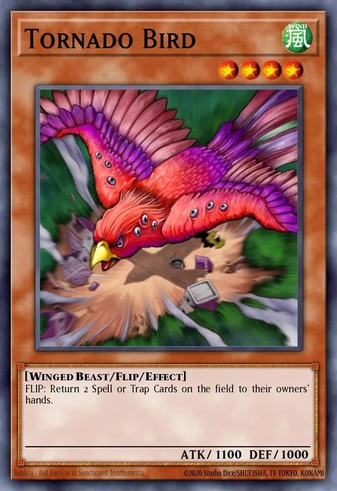 Tornado Bird trading card