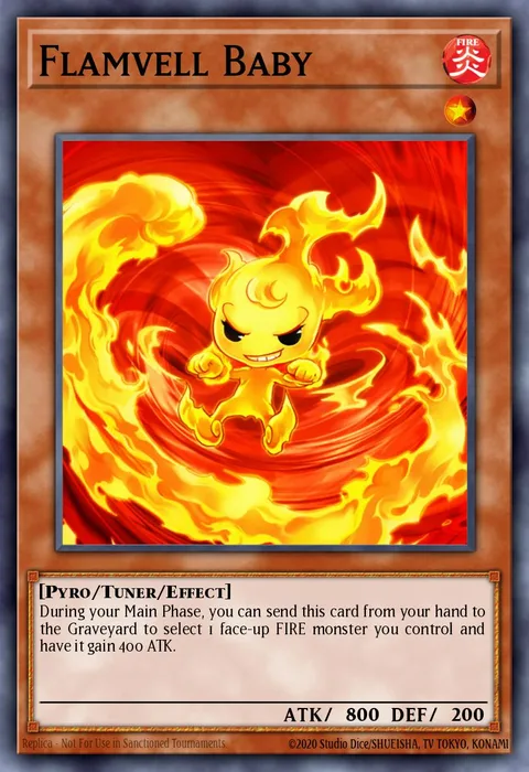 Flamvell Baby trading card