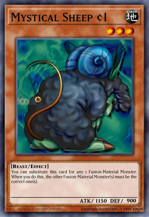 Mystical Sheep #1 trading card