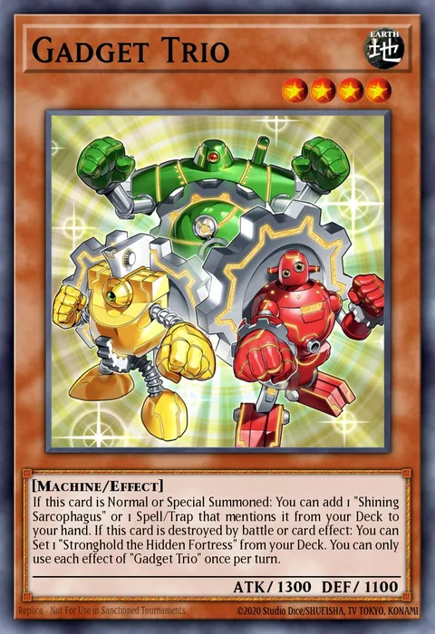 Gadget Trio trading card