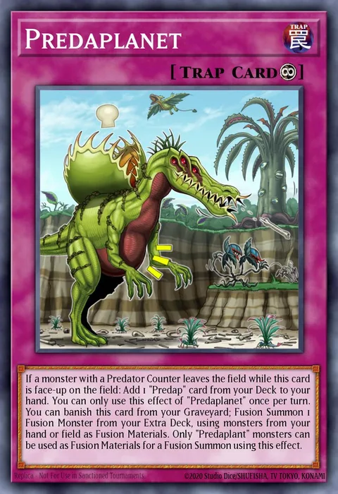 Predaplanet trading card