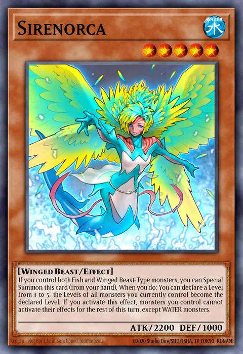 Sirenorca trading card