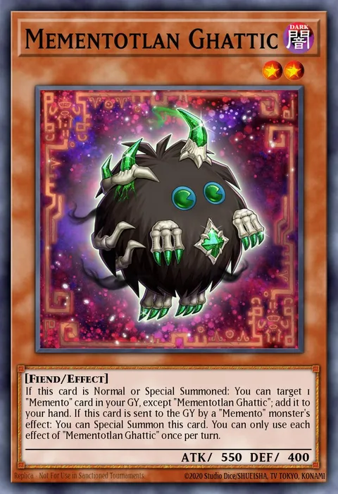 Mementotlan Ghattic trading card