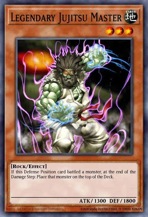 Legendary Jujitsu Master trading card