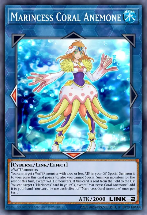 Marincess Coral Anemone trading card