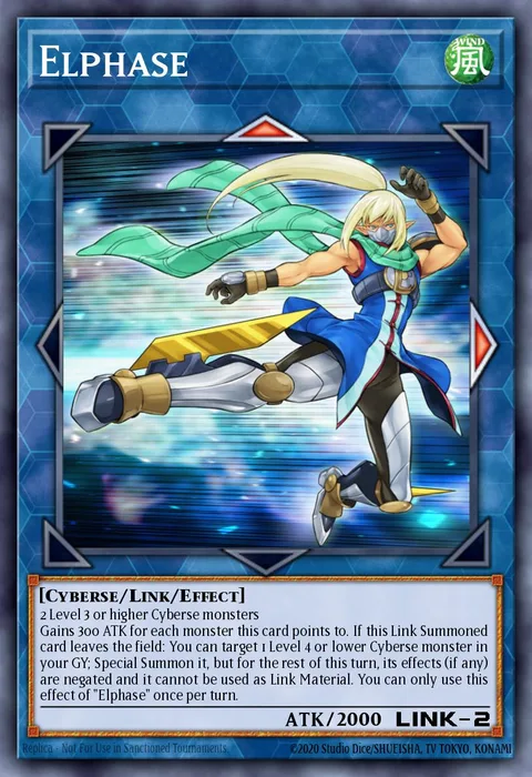 Elphase trading card