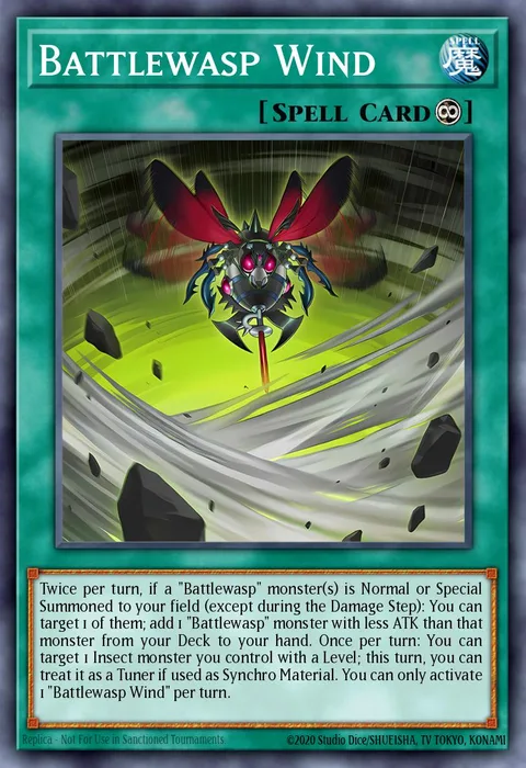 Battlewasp Wind trading card